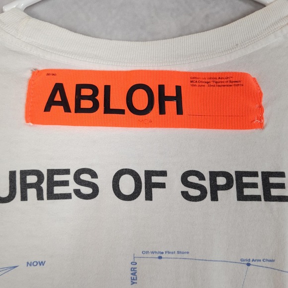 Virgil Abloh Champion Figures Of Speech Shirt Mens Small White Graphic Tee - Picture 8 of 16